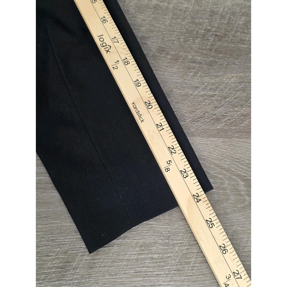 Pendleton Blazer Jacket Women 10 BLACK Single Button Mid Length‎ Polyester Blend - Picture 6 of 8